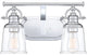 Quoizel GRT8602C Two Light Bath Fixture, Polished Chrome Finish