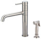 Motegi Single Handle Kitchen Faucet, PVD Brushed Nickel