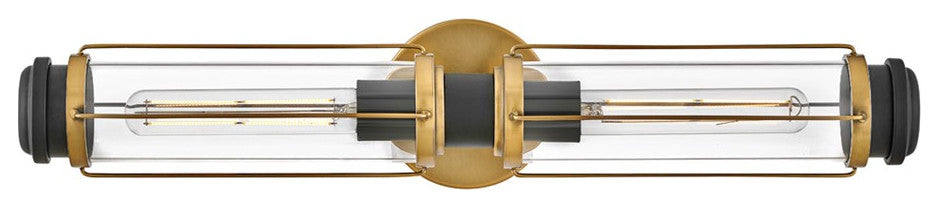 Hinkley Masthead 2-Light Bath Vanity Light 53182HB, Heritage Brass