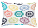 Groovy 14"x20" Decorative Abstract Outdoor Throw Pillow, Teal