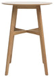 GDF Studio Madeline Natural Finish Wood Bar Dining Table, Oak
