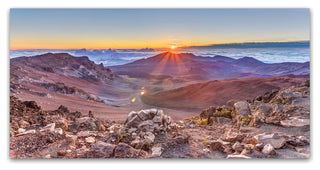 Pierre Leclerc 'Haleakala Sunrise' Canvas Art, 32x16