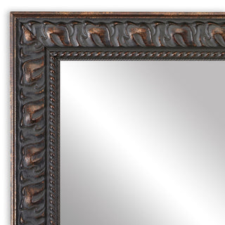 Hillsborough Framed Wall Mirror, Bronze, 26"x32"