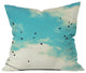 Shannon Clark Blue Skies Ahead Outdoor Throw Pillow