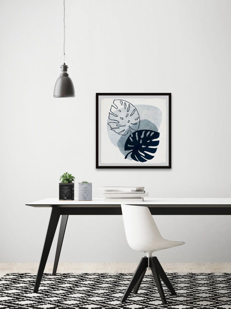 "Perfect Leaves" Framed Painting Print