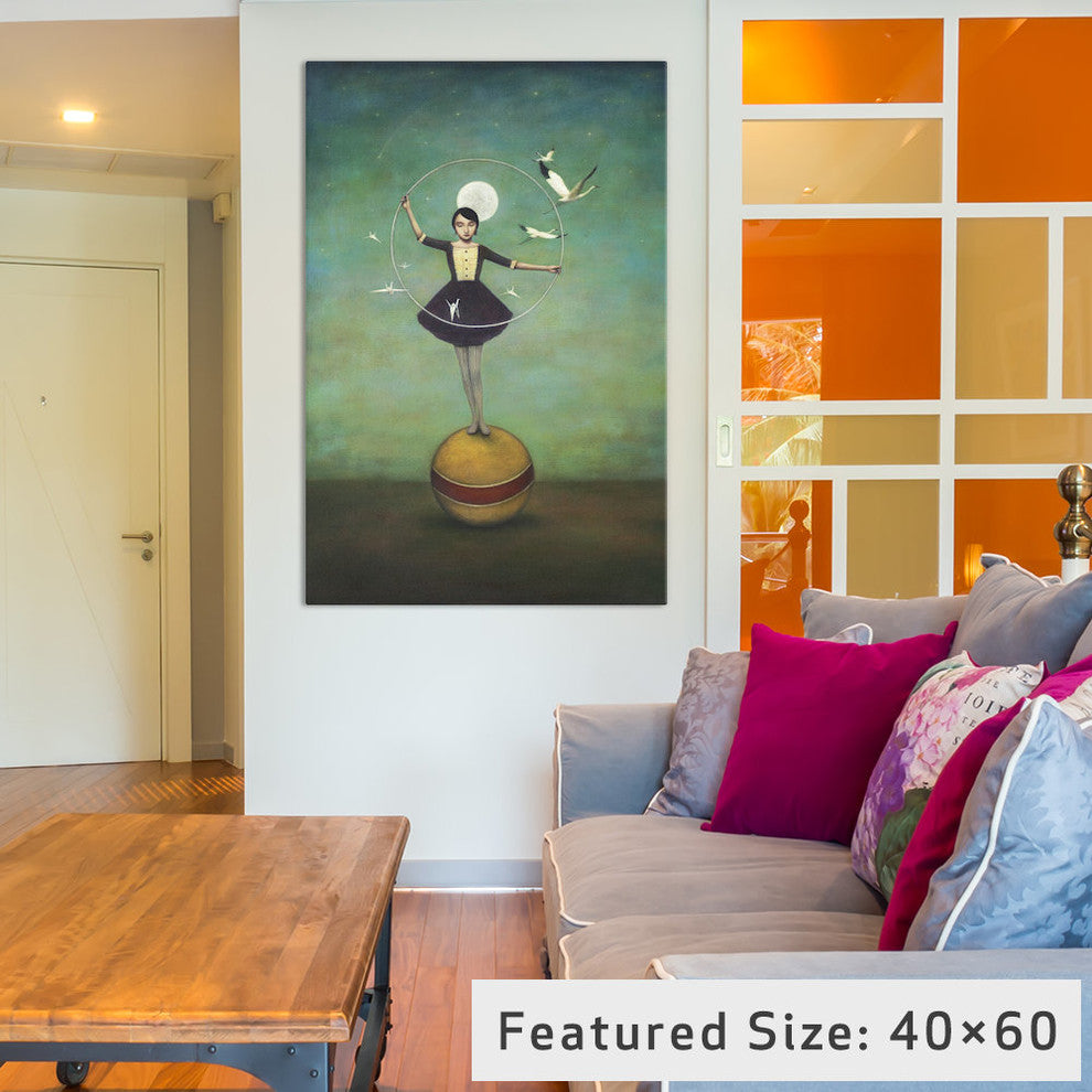 "Luna?s Circle Gallery" by Duy Huynh, 40x26x1.5"