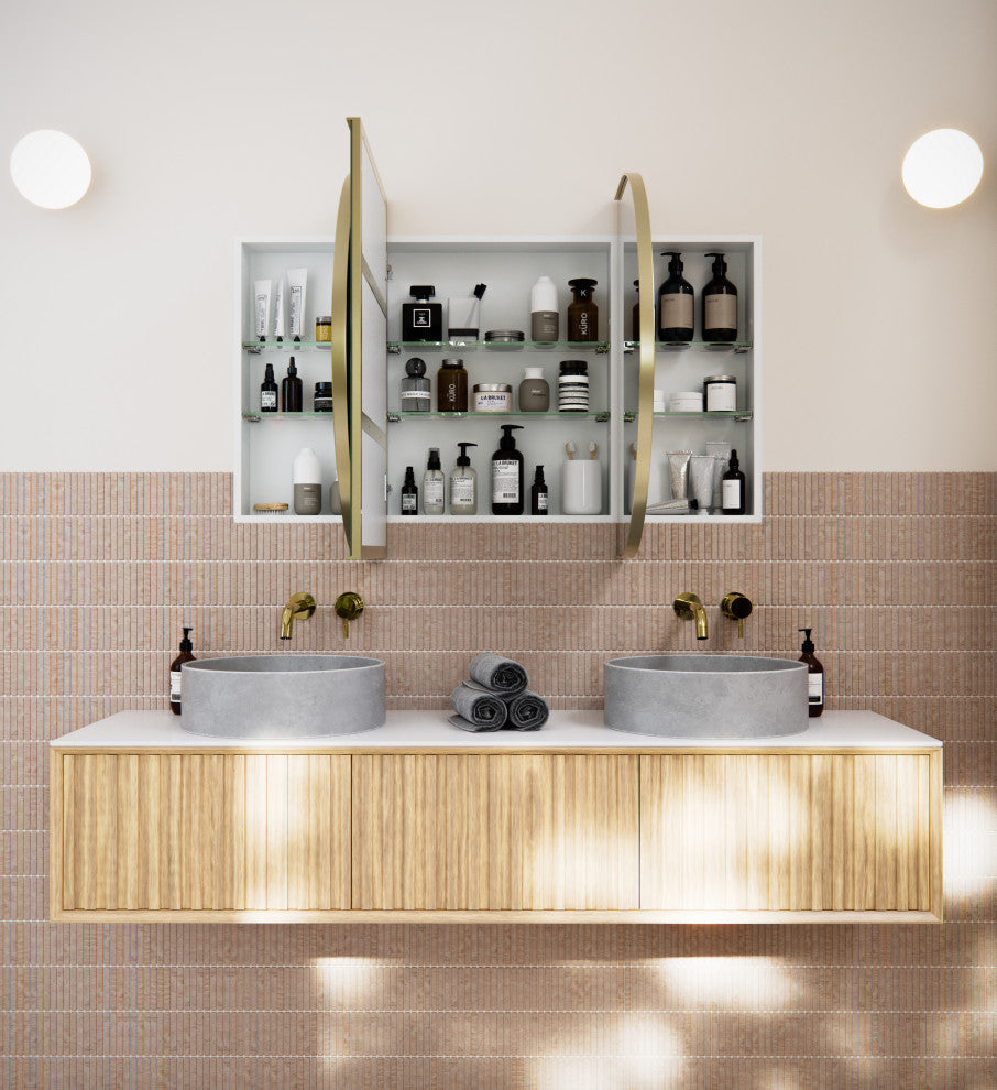 Medicine Cabinets, Satin Brass