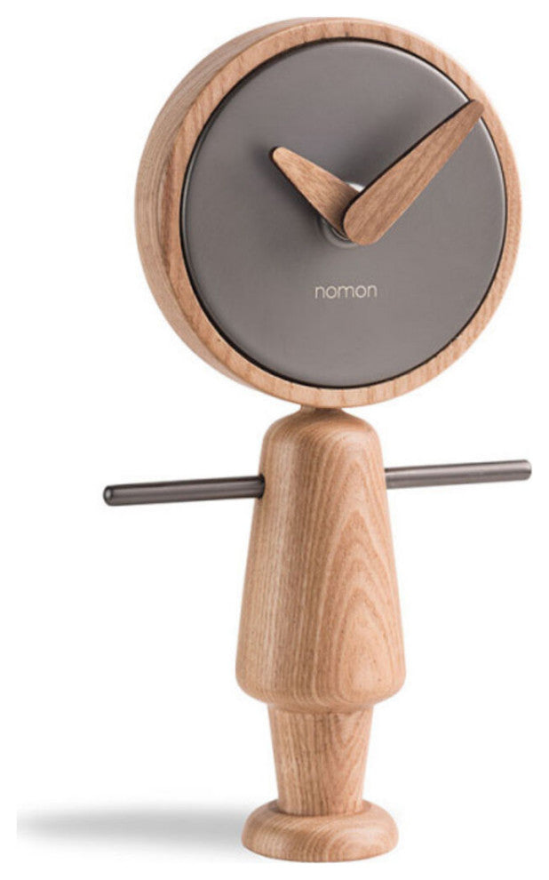 Nomon Nene Clock | Metallic Parts In Polished Brass