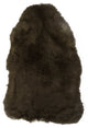 2' X 3' Brown  Natural Sheepskin Single Short Haired Area Rug