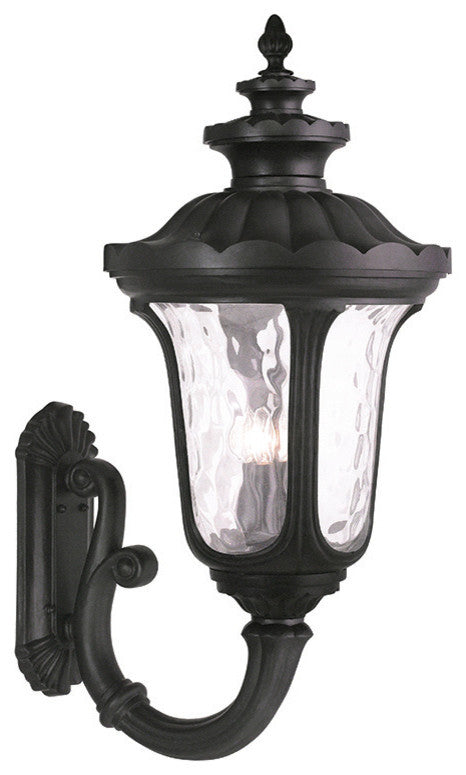 Oxford Outdoor Wall Lantern, Black