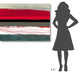 "Abstract Stripe Theme Red Grey And White" Fine Art Print