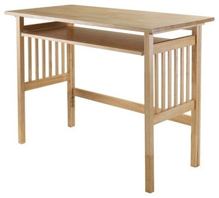 Mission Foldable Computer Desk, Natural