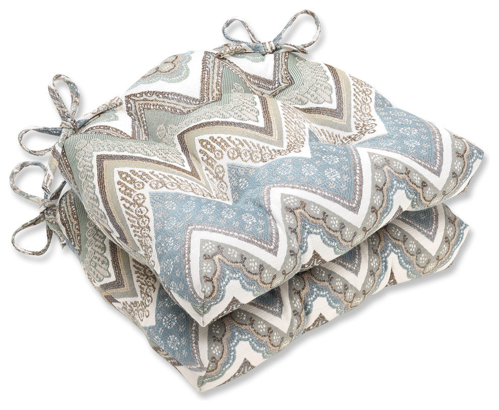 Cottage Mineral Reversible Chair Pad, Set of 2