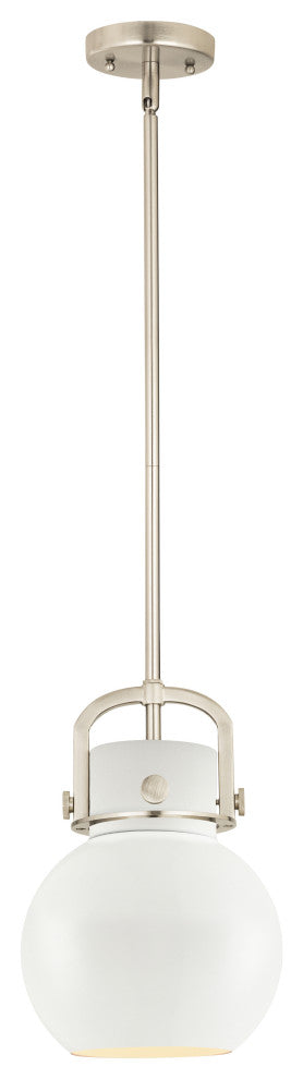 Innovations 710-1S-SN-M710-8W-LED 1 Light Pendant, Brushed Satin Nickel