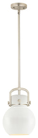 Innovations 710-1S-SN-M710-8W-LED 1 Light Pendant, Brushed Satin Nickel