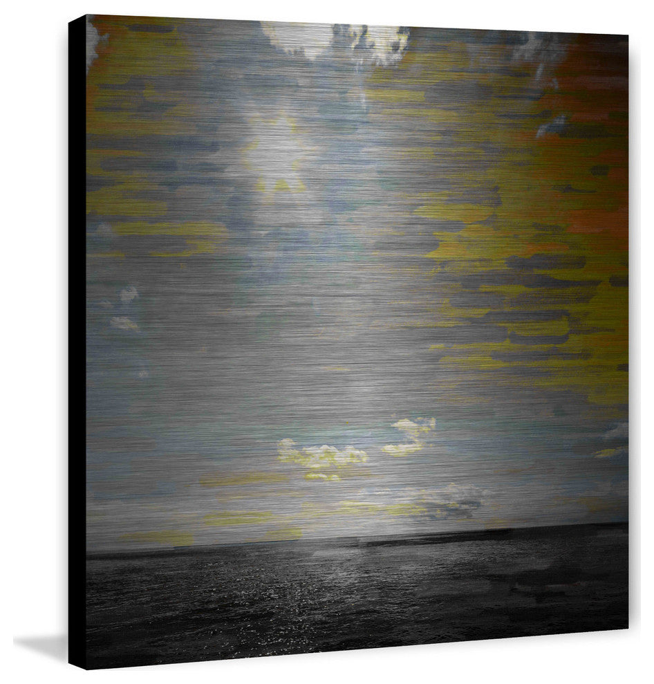 "Siesta Key" Print on Brushed Aluminum, 32"x32"