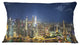 Singapore Skyscrapers Panorama Cityscape Throw Pillow, 12"x20"