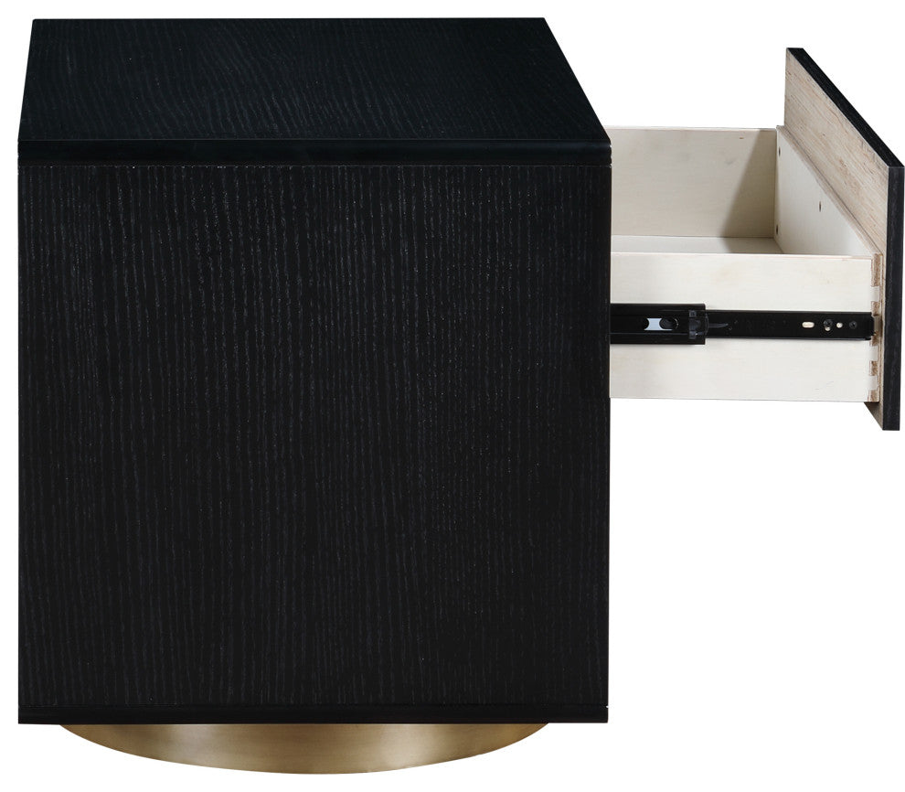 Wade Night Stand / Side Table, Black