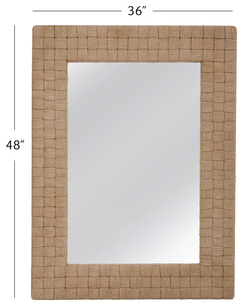 Darlington Wall Mirror - Brown