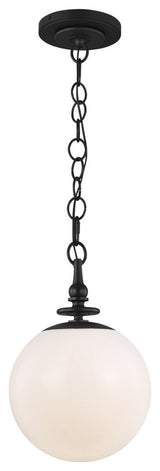 Capri One Light Pendant in Aged Iron