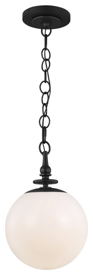 Capri One Light Pendant in Aged Iron