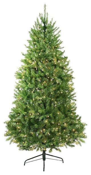 12' Pre-Lit Northern Pine Full Artificial Christmas Tree, Clear Lights