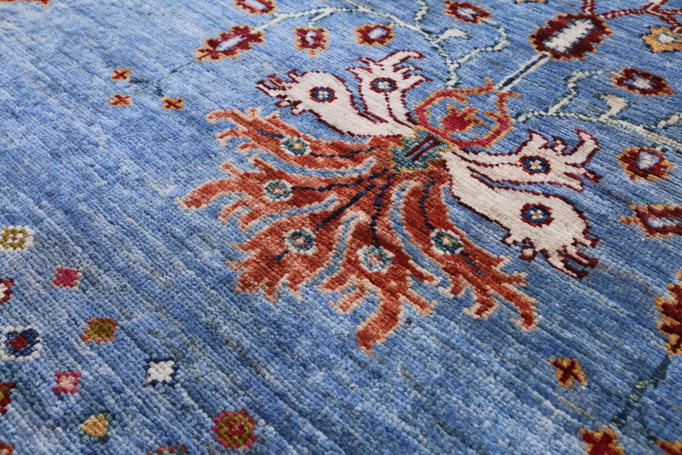 Tribal Persian Gabbeh Handmade Wool Rug 6' 11" X 9' 9" Q7610