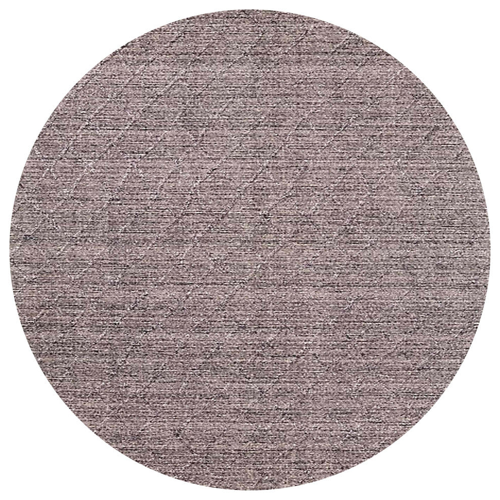 Ahgly Company Indoor Round Mid-Century Modern Area Rugs, 5' Round