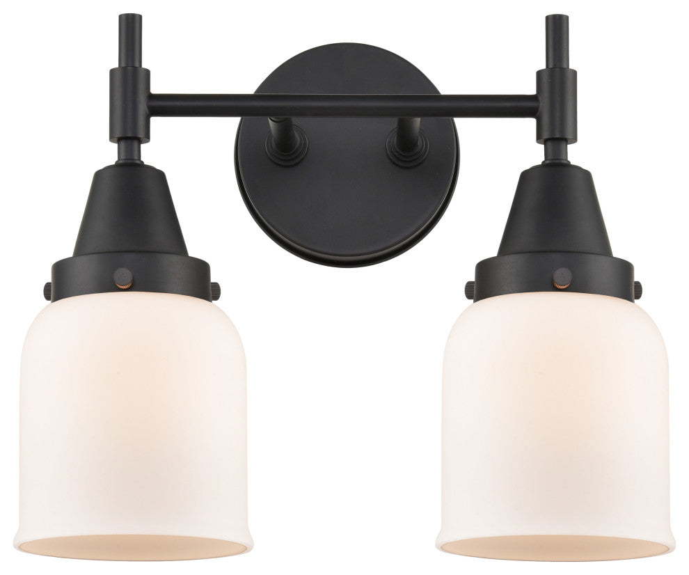INNOVATIONS LIGHTING 447-2W-BK-G51-LED Caden 2 Light 17 inch Bath Vanity Light