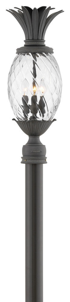 Hinkley Lighting 2121 Plantation 120v 3 Light 25" Tall Post Light - Museum