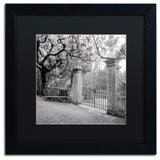 Alan Blaustein 'Firenze I' Art, Black Frame, Black Mat, 16x16