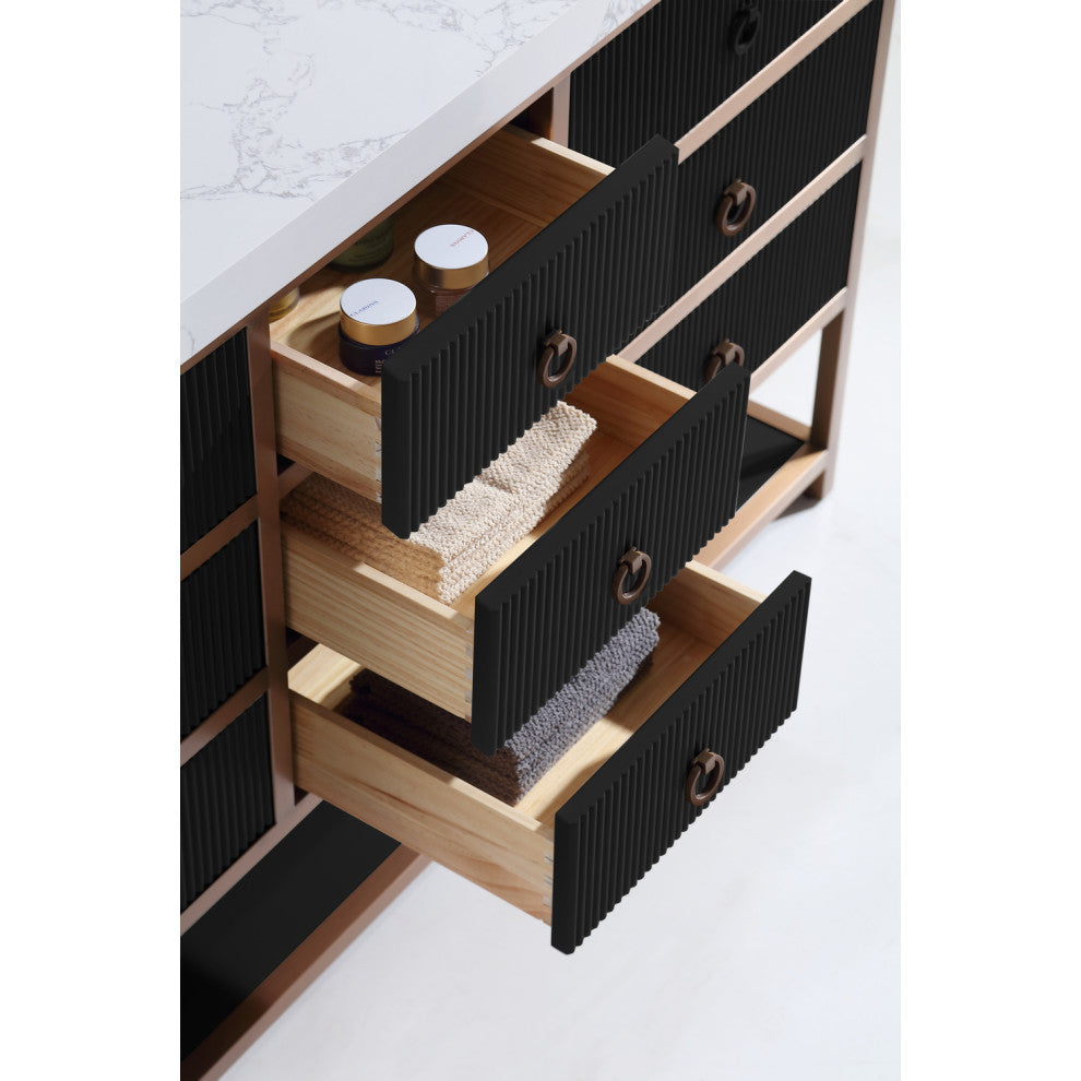 Vanity With Mirror,Sconce,Faucet Included