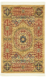 Unique Loom Beige Hamilton Palace 2' 0 x 3' 0 Area Rug