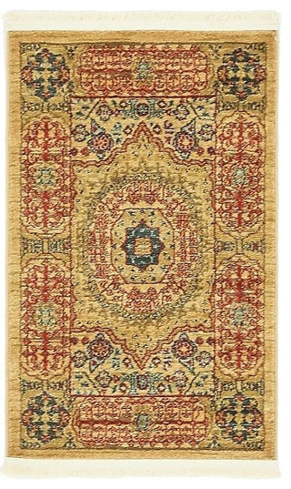 Unique Loom Beige Hamilton Palace 2' 0 x 3' 0 Area Rug
