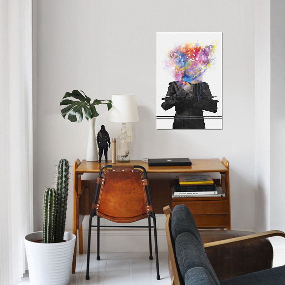 "Glitch Mob" by Daniel Taylor, Canvas Print, 26"x18"