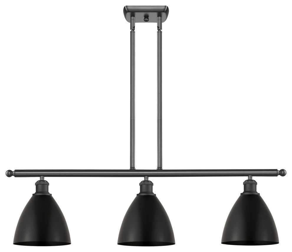 Ballston Dome Island Light, Matte Black, Matte Black