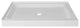Fine Fixtures Double Threshold Acrylic Shower Base, 48 X 36, Left Hand