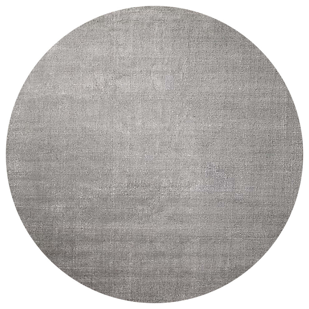 Ahgly Company Indoor Round Mid-Century Modern Area Rugs, 7' Round