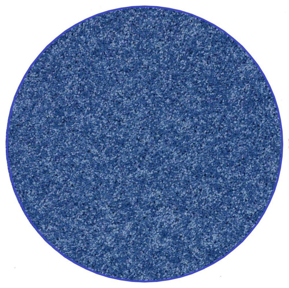 Kids Crazy Carpet Home & School Area Rugs, People Pet Friendly, Super Hero, Round 9'