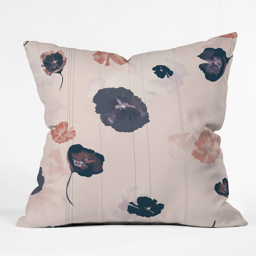 Deny Designs Khristian A Howell Mademoiselle In Pink Outdoor Throw Pillow