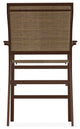 Bazza Sling Balcony Height Stackable Outdoor Stool, Bark/Kona
