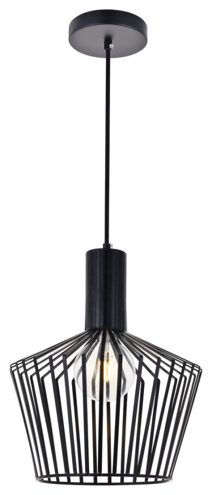 Living District Ronnie 1-LT Pendant LD2414BK - Black