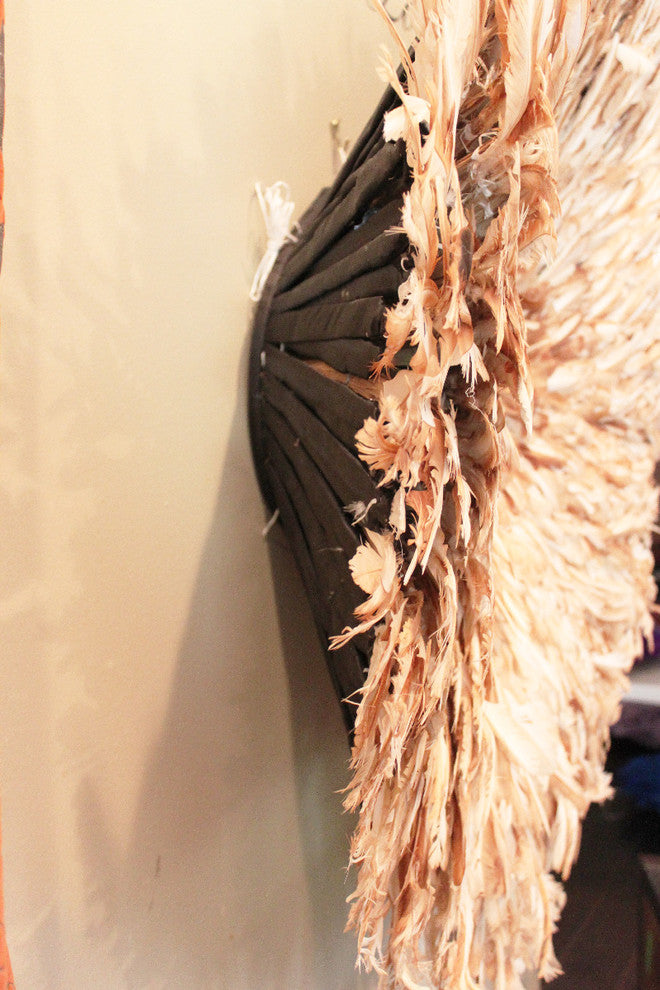 Natural Brown Juju Hat Decor, 30.5