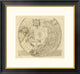 "North Pole, 1747" Framed Digital Print by Emanuel Bowen, 26x24"