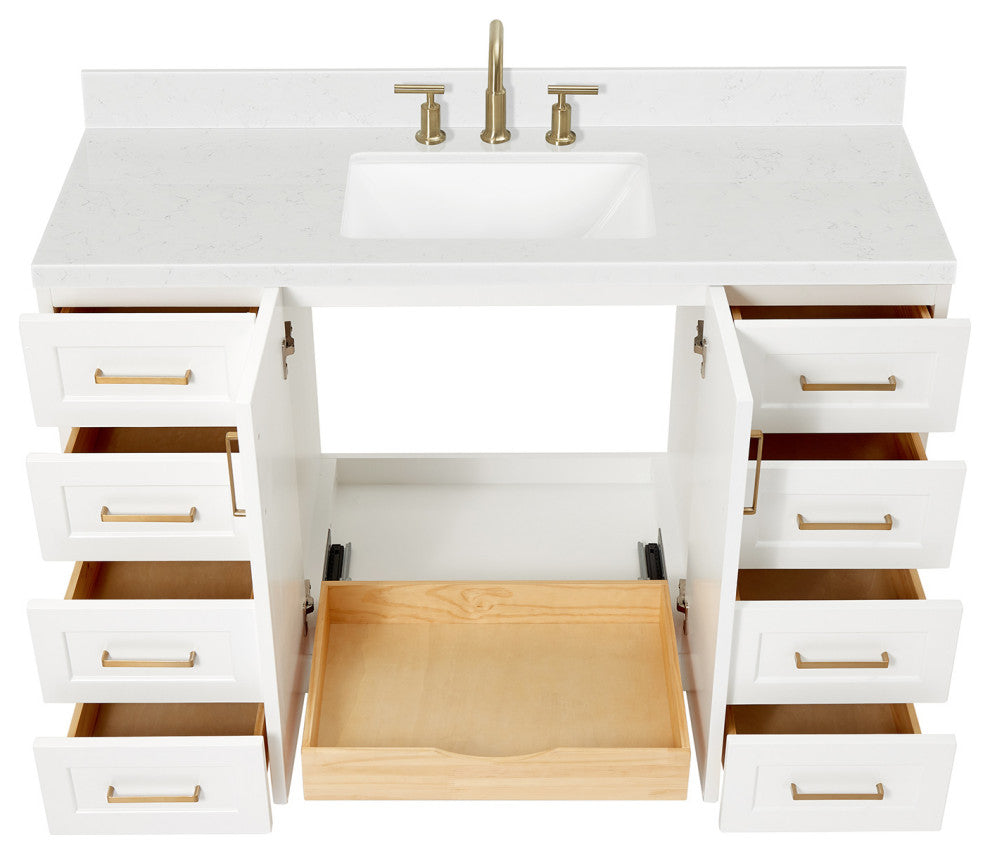 Ariel Taylor 54" Single Rectangular Sink Bathroom Vanity