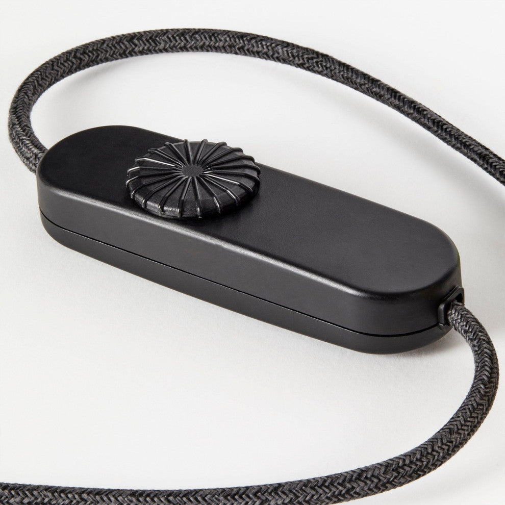 Set of 2 Blackened Oak Knuckle Table Lamp With Sphere IV