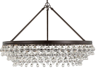 Calypso 6-Light Chandelier, Vibrant Bronze Finish