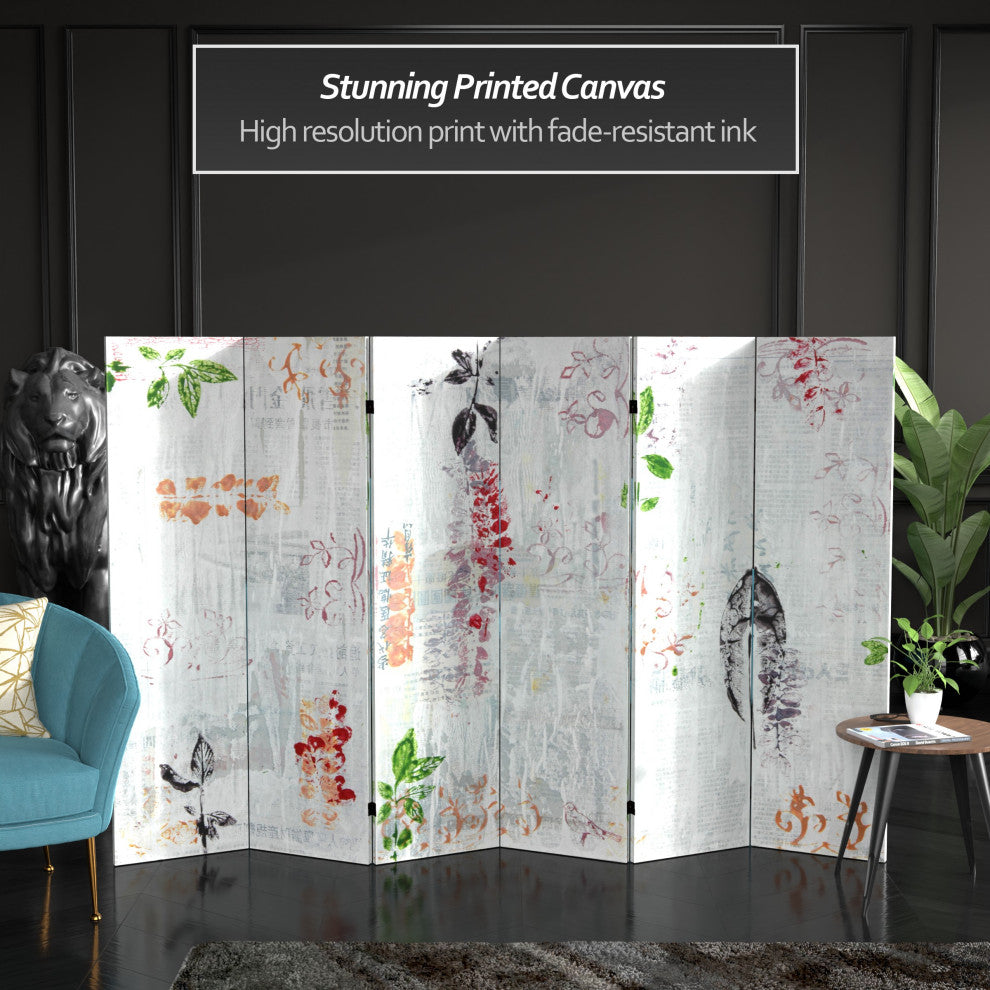 5andfrac14;' Paradise Grove Canvas Room Divider