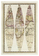 "Globo Terrestre IV, 1792" Print by Giovanni Maria Cassini, 29"x42"