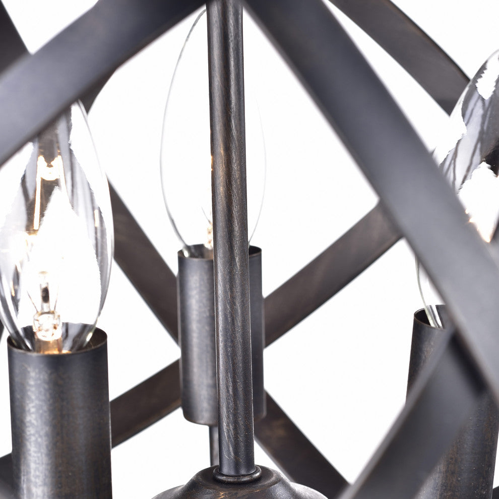 Eucryphia 3-Light Semi-Flush Mount